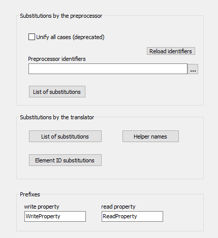 OptionsSubstitutions