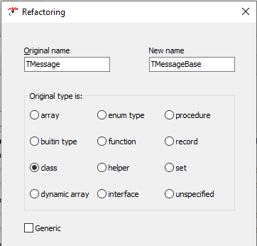 RefactorTMessage